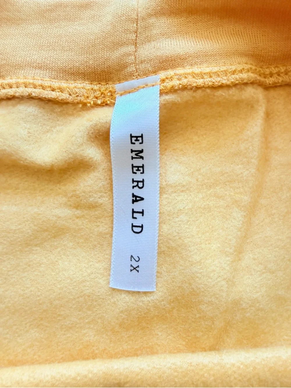 NWOT-Mustard Yellow Soft Lounge Set - Relaxed Top & Drawstring Pants SZ 2X - Picture 7 of 15